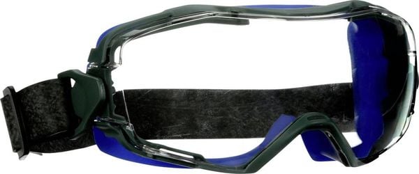 3M GG6001NSGAF-BLU Vollsichtbrille mit Antibeschlag-Schutz, mit Antikratz-Schutz Blau EN 166, EN 170 DIN 166, DIN 170
