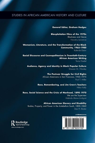 Produktbild: African American Slavery and Disability
