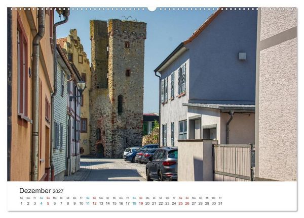 Produktbild: Babenhausen - Sch&ouml;ne Ecken und erstaunliche Besonderheiten (hochwertiger Premium Wandkalender 2027 DIN A2 quer), Kunstdruck in Hochglanz