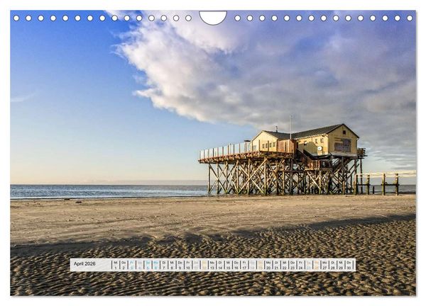 Produktbild: St. Peter-Ording (Wandkalender 2026 DIN A4 quer), CALVENDO Monatskalender