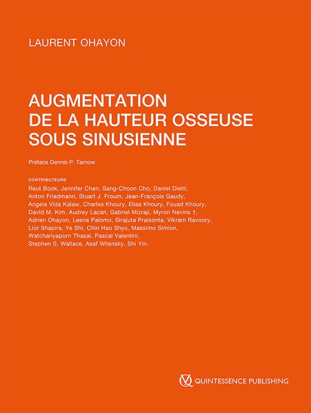 Produktbild: Augmentation de la hauteur osseuse sous sinusienne