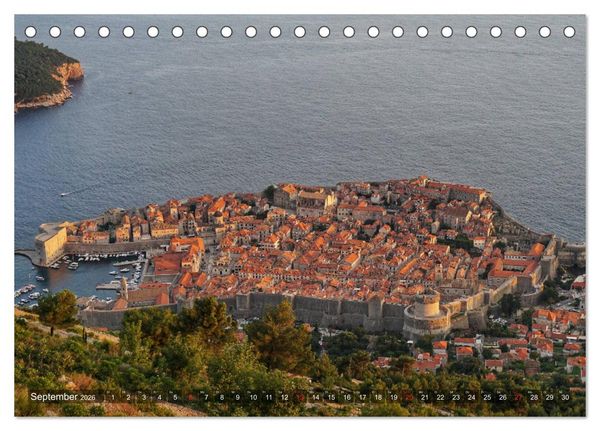 Produktbild: Kroatien - Landschaften am Mittelmeer (Tischkalender 2026 DIN A5 quer), CALVENDO Monatskalender
