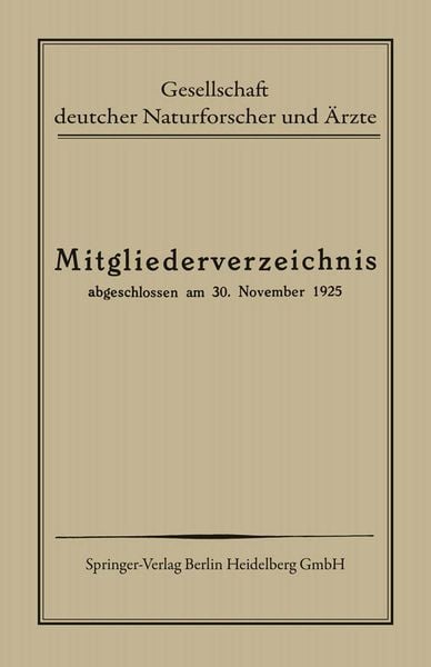 Produktbild: Mitgliederverzeichnis