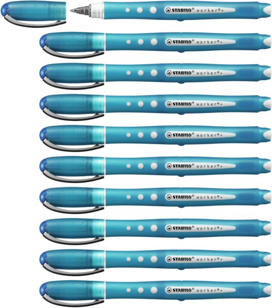 Produktbild: STABILO Rollerb.worker colorful+ blau
