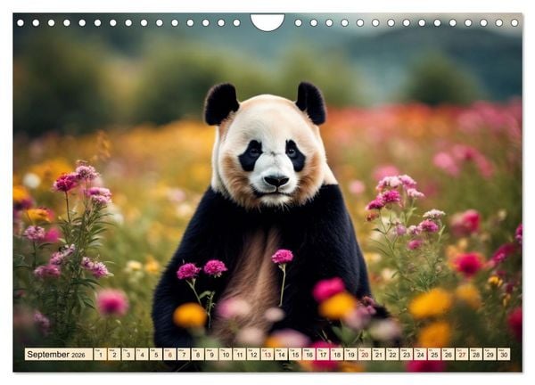 Produktbild: Cozy giant panda (Wall Calendar 2026 DIN A4 landscape), CALVENDO 12 Month Wall Calendar