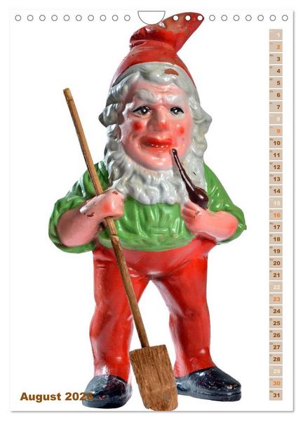 Produktbild: Gartenzwerge: Die rote Zipfelm&uuml;tze im Beet (Wandkalender 2026 DIN A4 hoch), CALVENDO Monatskalender