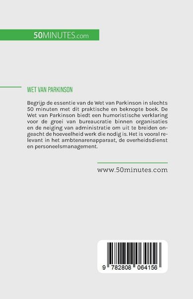 Produktbild: Wet van Parkinson