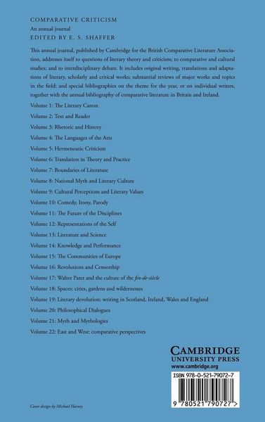 Produktbild: Comparative Criticism