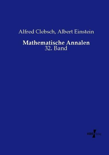 Produktbild: Mathematische Annalen