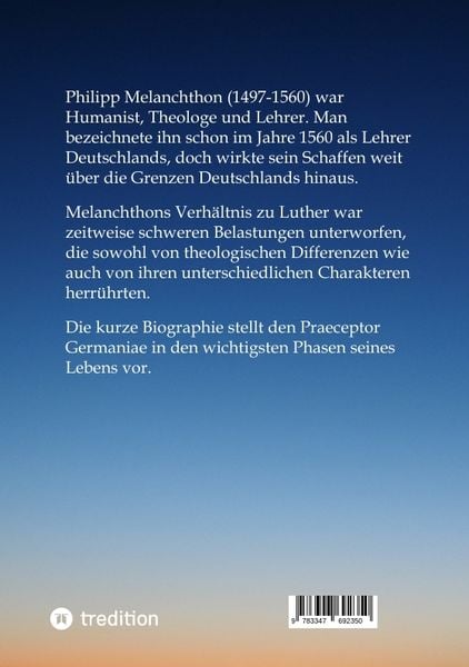 Produktbild: Philipp Melanchthon: Luthers zweifelnder Freund