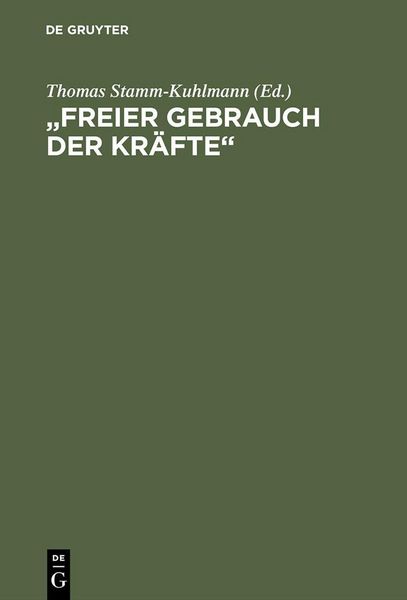Produktbild: "Freier Gebrauch der Kr&auml;fte"