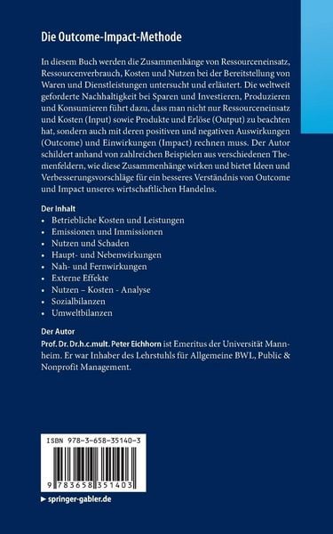 Produktbild: Die Outcome-Impact-Methode