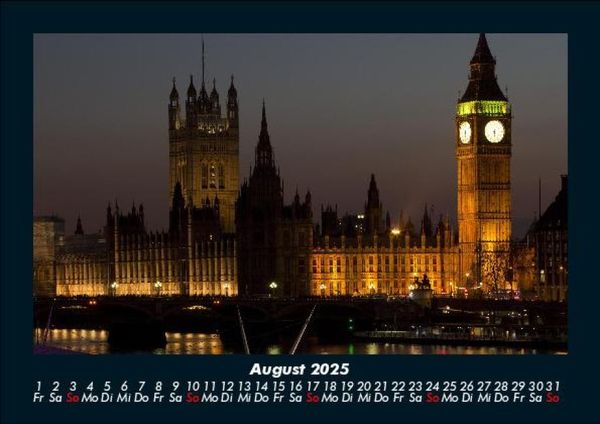 Produktbild: Londons sch&ouml;nste Seiten 2025 Fotokalender DIN A5
