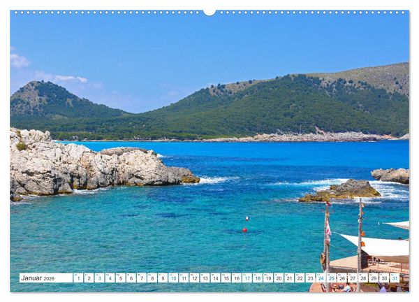 Produktbild: Mallorca - Azurblaues Mittelmeer zum Tr&auml;umen (Wandkalender 2026 DIN A2 quer), CALVENDO Monatskalender
