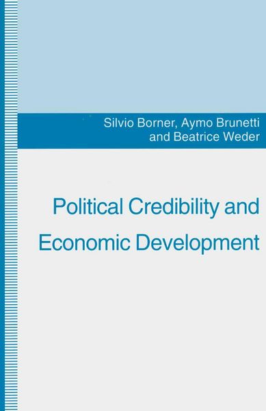 Produktbild: Political Credibility and Economic Development