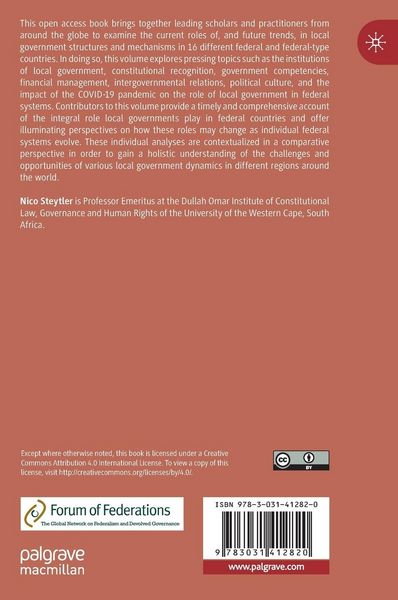 Produktbild: The Forum of Federations Handbook on Local Government in Federal Systems