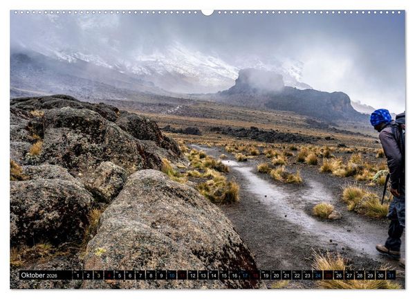Produktbild: Kilimanjaro - das Dach Afrikas (Wandkalender 2026 DIN A2 quer), CALVENDO Monatskalender