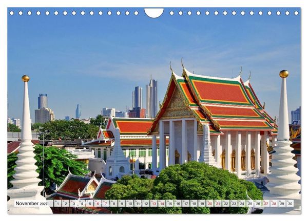 Produktbild: Bangkok und Kuala Lumpur - Megast&auml;dte Asiens (Wandkalender 2027 DIN A4 quer), CALVENDO Monatskalender