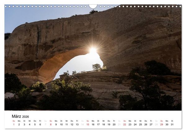 Produktbild: Nationalparks in Utah (Wandkalender 2026 DIN A3 quer), CALVENDO Monatskalender