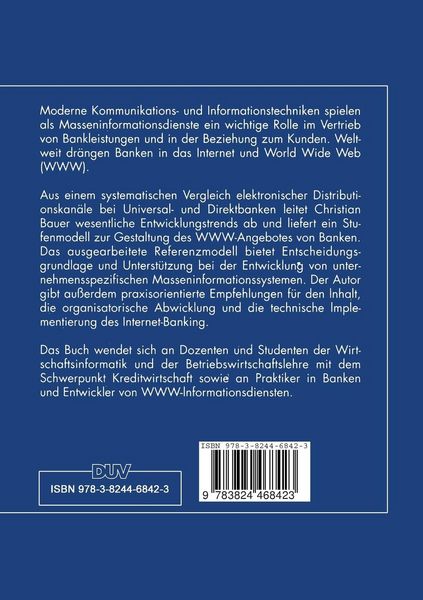 Produktbild: Internet und WWW f&uuml;r Banken