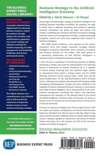 Produktbild: Business Strategy in the Artificial Intelligence Economy