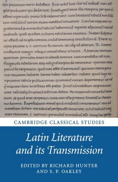Produktbild: Latin Literature and its Transmission