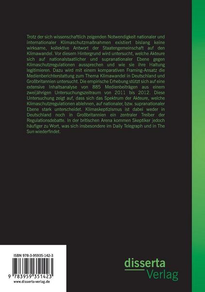 Produktbild: Legitimation des Nichthandelns: Strategische Kommunikation gesellschaftlicher Akteure in der deutschen und britischen Klimadebatte