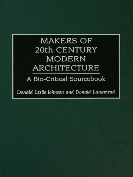 Produktbild: Makers of 20th-Century Modern Architecture