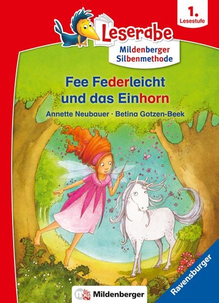 Produktbild: Leserabe mit Mildenberger Silbenmethode - Fee Federleicht und das Einhorn