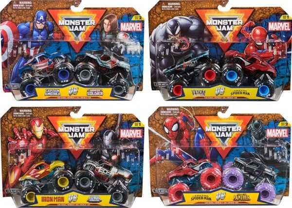 Spin Master - Monster Jam 2 - Pack 1:64 Marvel