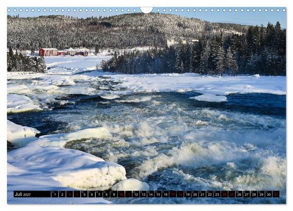 Produktbild: Lulea - Wintertraum in Schwedisch Lappland (Wandkalender 2027 DIN A3 quer), CALVENDO Monatskalender