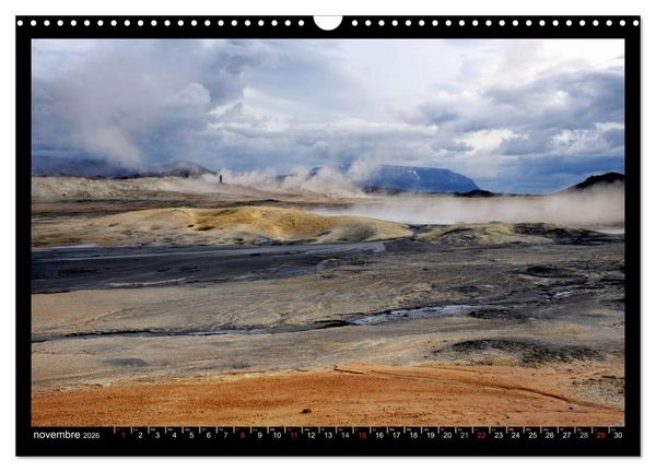 Produktbild: Balade en Islande (Calendrier mural 2026 DIN A3 vertical), CALVENDO calendrier mensuel