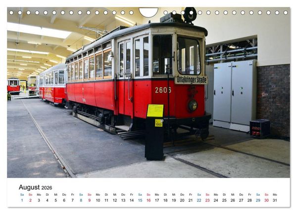 Produktbild: Mit der Bim durch Wien - Die Wiener Stra&szlig;enbahn (Wandkalender 2026 DIN A4 quer), CALVENDO Monatskalender