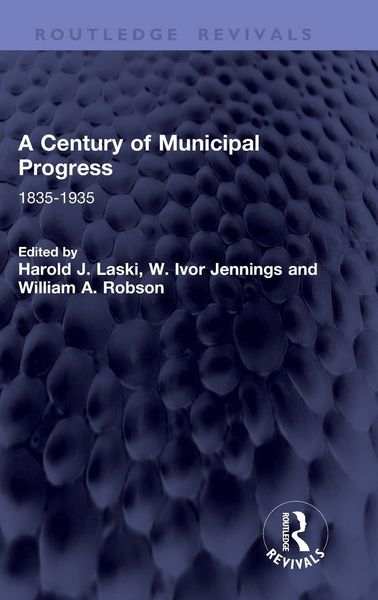 Produktbild: A Century of Municipal Progress