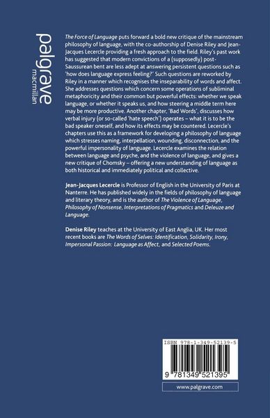 Produktbild: The Force of Language