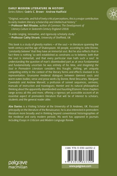 Produktbild: Imagining the Soul in Premodern Literature