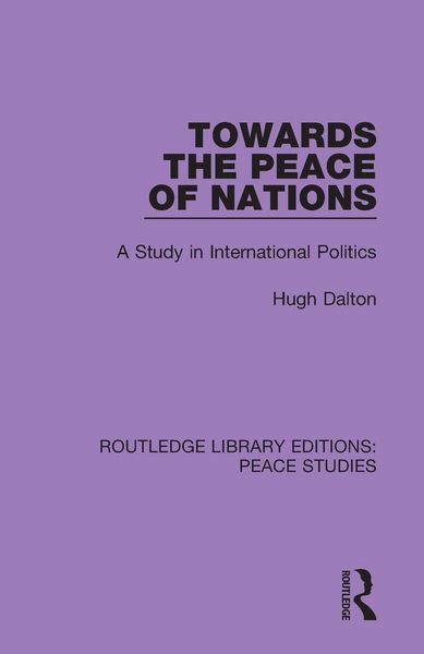 Produktbild: Towards the Peace of Nations