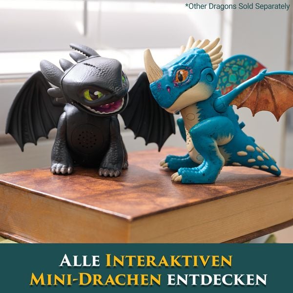 Produktbild: Drachenz&auml;hmen leicht gemacht - Interaktiver Mini-Drache Sturmpfeil, Figur mit Soundeffekten&nbsp;