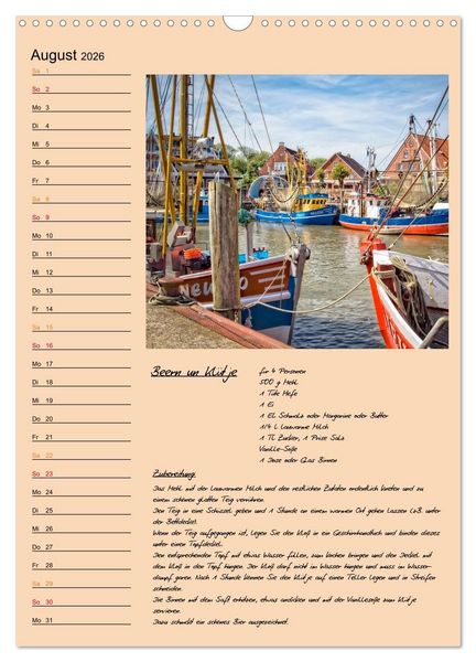 Produktbild: Ostfriesland - Appetit auf mehr (Wandkalender 2026 DIN A3 hoch), CALVENDO Monatskalender