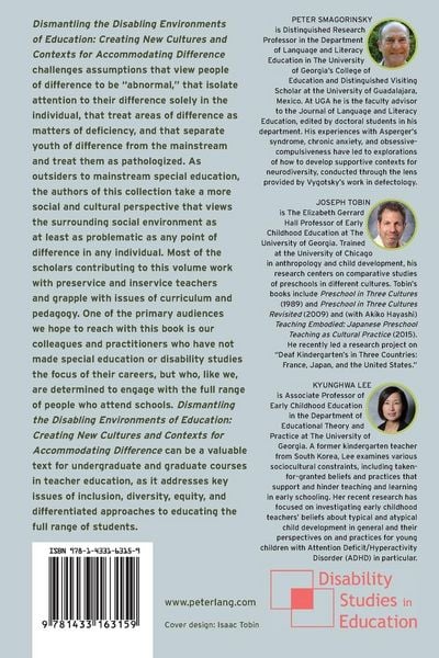 Produktbild: Dismantling the Disabling Environments of Education