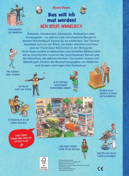 Produktbild: Mein Berufe-Wimmelbuch I Das will ich mal werden