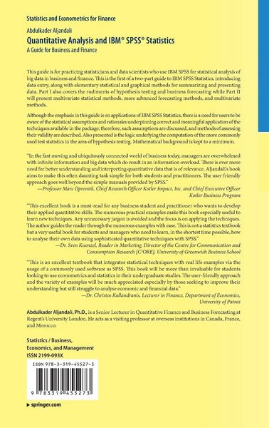 Produktbild: Quantitative Analysis and IBM&reg; SPSS&reg; Statistics