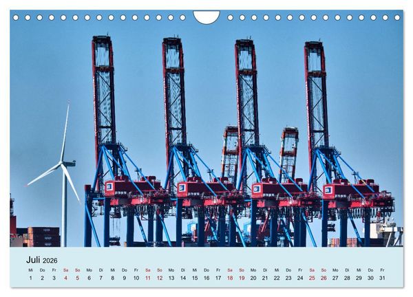 Produktbild: Freie Hansestadt Hamburg (Wandkalender 2026 DIN A4 quer), CALVENDO Monatskalender