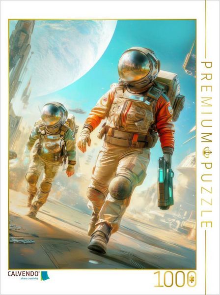 Produktbild: CALVENDO Puzzle Science-Fiction-Zukunftsvisionen | 1000 Teile Lege-Gr&ouml;&szlig;e 64x48cm Foto-Puzzle f&uuml;r gl&uuml;ckliche Stunden