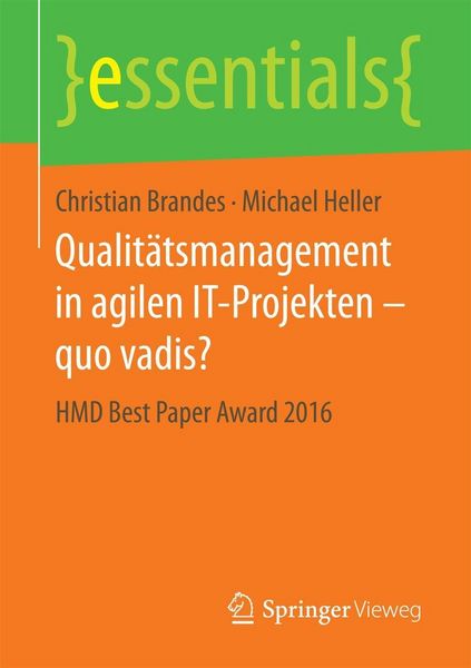 Produktbild: Qualit&auml;tsmanagement in agilen IT-Projekten - quo vadis?