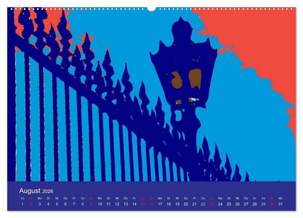 Produktbild: WIEN popartig (hochwertiger Premium Wandkalender 2026 DIN A2 quer), Kunstdruck in Hochglanz