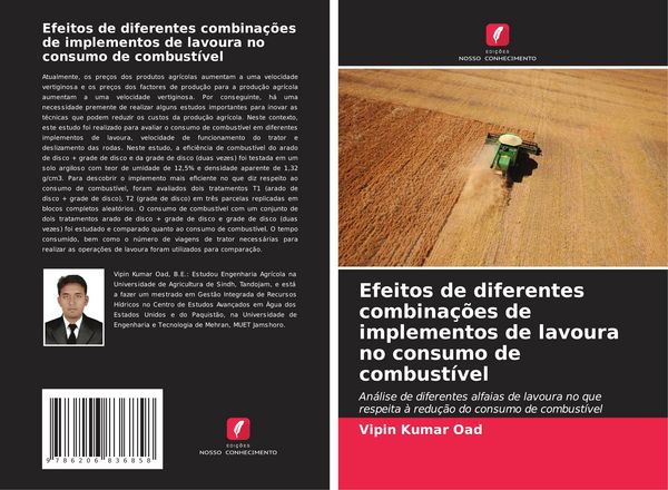 Produktbild: Efeitos de diferentes combina&ccedil;&otilde;es de implementos de lavoura no consumo de combust&iacute;vel