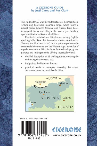 Produktbild: Walking in Slovenia: The Karavanke
