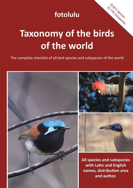 Produktbild: Taxonomy of the birds of the world
