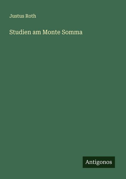 Produktbild: Studien am Monte Somma